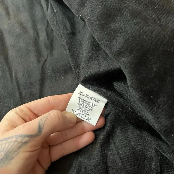 Hanton Men's Polyfill Puffer Jacket Black L Full Zip Pockets Soft Shell Packable - Picture 11 of 12